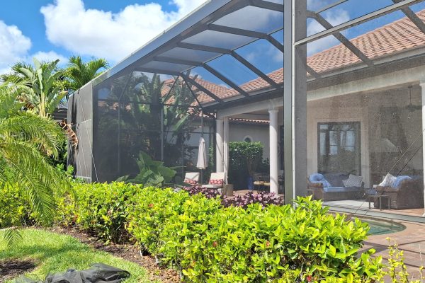 Lanai screen enclosure Naples FL.