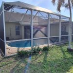 New custom screen enclosure built by Aluminum Master LLC in Naples Florida