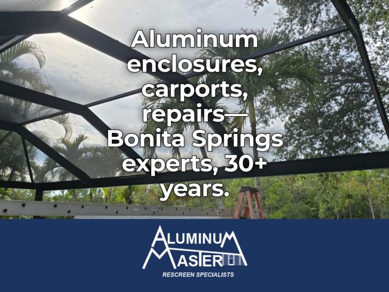 Services We Offer in Bonita Springs: Premium Aluminum Screen Enclosures, Carports, and Expert Rescreening Solutions