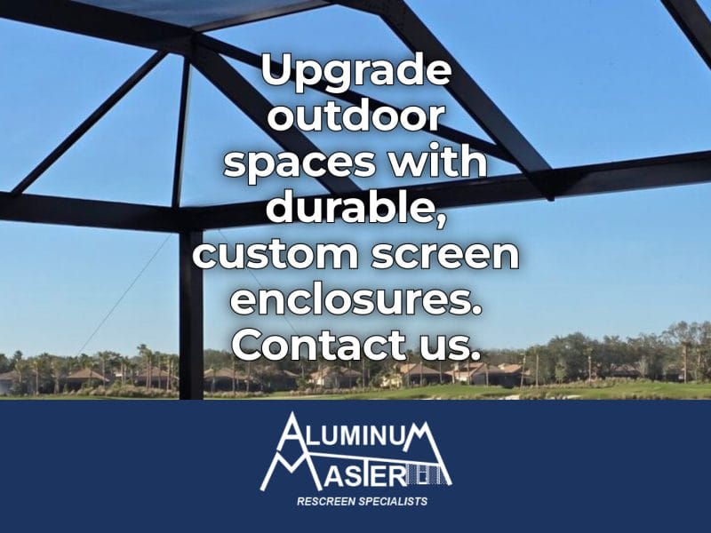 Custom Screen Enclosures for Downtown Naples Residents
