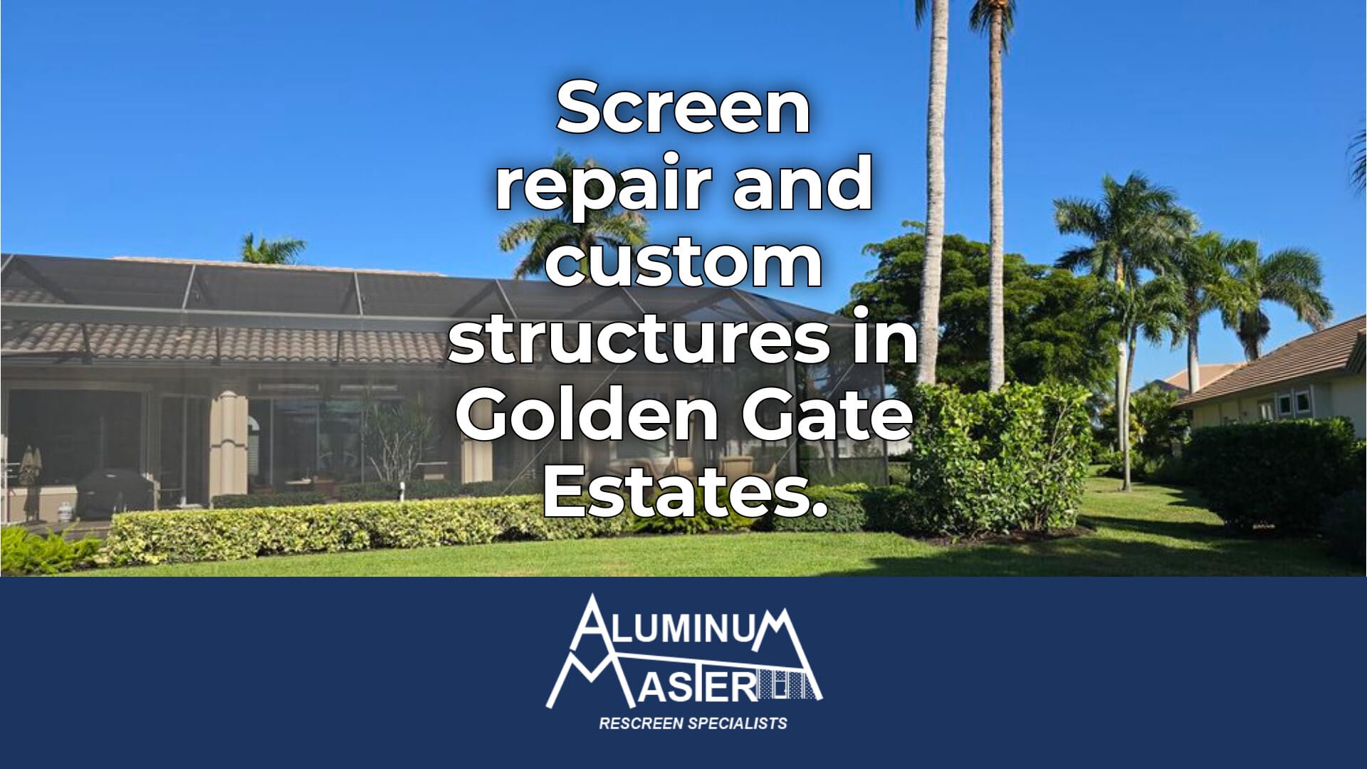 Reliable Screen Repair Services in Golden Gate Estates