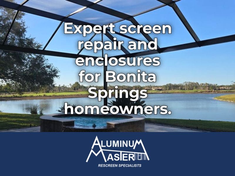 Screen Repair Expertise for Bonita Springs Homeowners