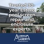 Estero Pool Screen Repair: Ensuring Long-Lasting Enclosure Durability