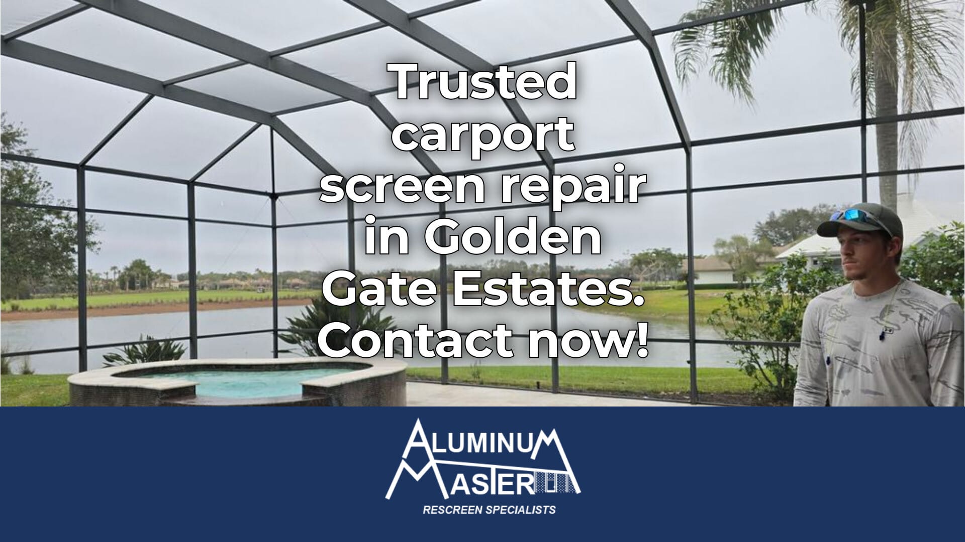 Carport Screen Repair Services in Golden Gate Estates