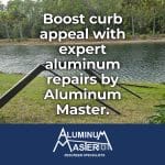 Naples Front Entryway Aluminum Repair for Enhanced Curb Appeal