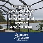 Pool Screen Enclosures in Marco Island by Aluminum Master LLC