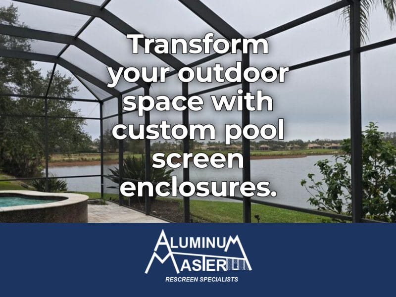 Pool Screen Enclosures in Marco Island by Aluminum Master LLC