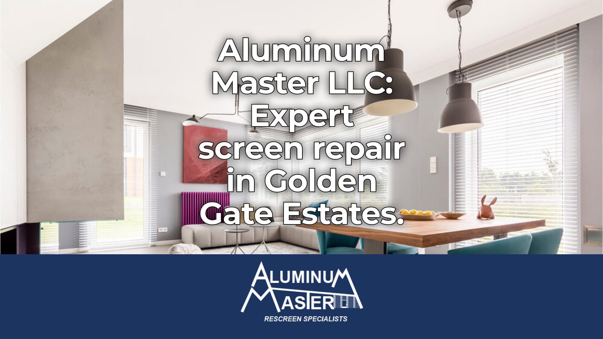 Quality Screen and Metal Repair in Golden Gate Estates