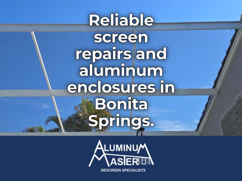 Swift Screen Repair Services for Bonita Springs Homes